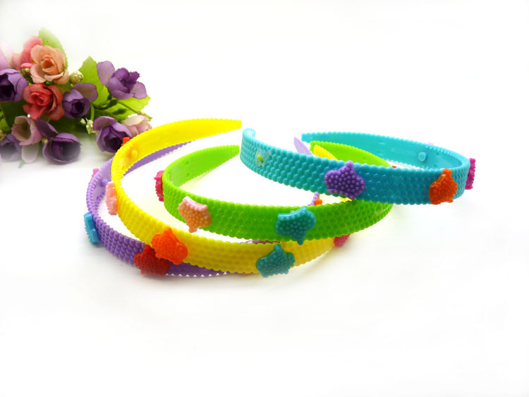 女宝宝带齿发箍发夹头夹 儿童可爱发卡