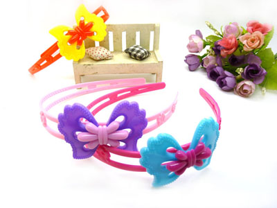 儿童饰品韩版头箍头饰韩国发饰盘发卡发箍发夹蝴蝶结