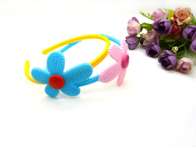 小圆点大太阳花朵儿童发箍 小孩头箍 发卡头扣