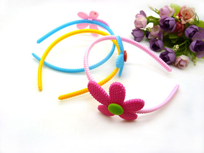 小圆点大太阳花朵儿童发箍 小孩头箍 发卡头扣	