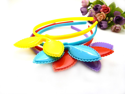 日韩版硅胶夜光兔子发卡头箍发夹 