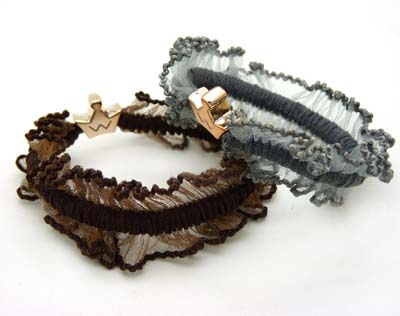 发饰皮筋头绳金属扣橡皮筋发圈	