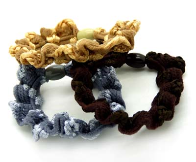 发饰头饰品 深色扭扭皮筋发圈发绳