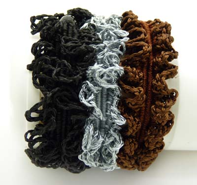 韩国正品进口小饰品可爱高弹性韧性百褶头绳皮筋发圈	