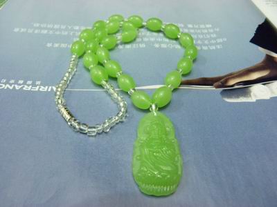 翡翠观音项链（大粒）	