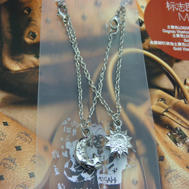 韩版合金情侣项链