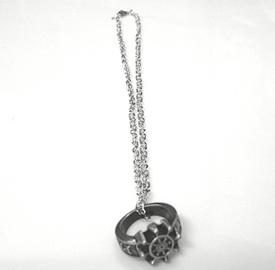 90后男孩欧风非主流/合金戒指项链组合	