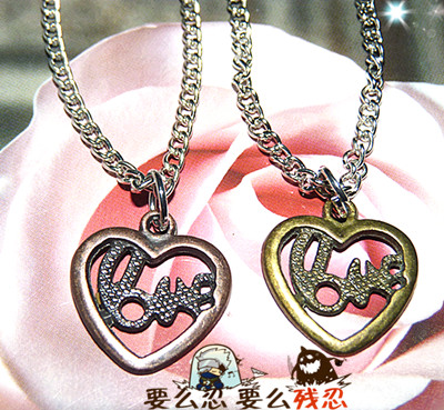 保色/合金/个性/情侣项链