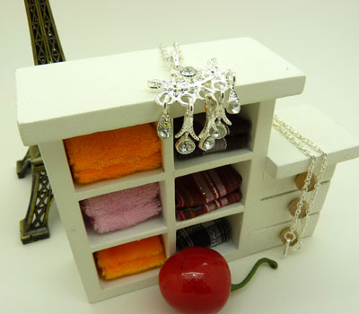 镂空高档项链水钻合金优雅女人精致饰品