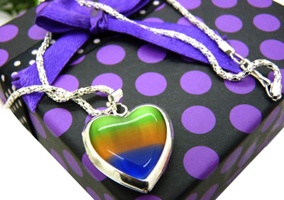 新款项链可以放照片的项链 心形吊坠 送女友礼物	