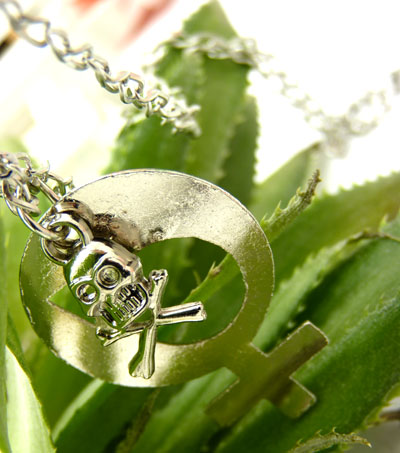  镶钻Vivian Westwood单款项链 日韩高档合金	