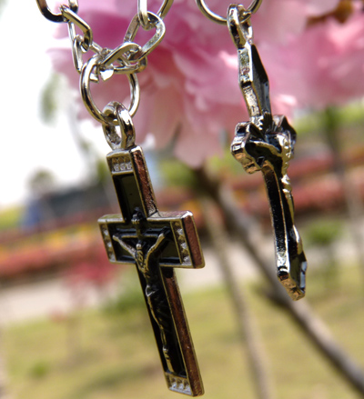 永远欢乐|复古双层合金项链|男女款	