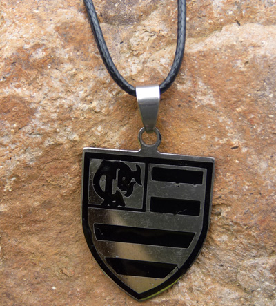 欧美 朋克一族 90后的最爱 合金皮绳项链 终身保色	