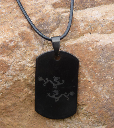 欧美 朋克一族 90后的最爱 合金皮绳项链 终身保色