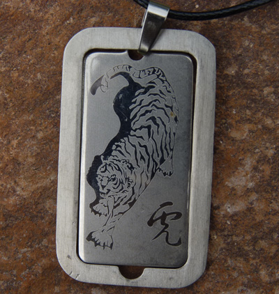 欧美 朋克一族 90后的最爱 合金皮绳项链 终身保色	