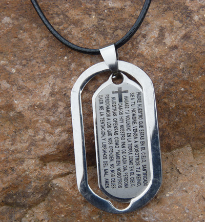 欧美 朋克一族 90后的最爱 合金皮绳项链 终身保色