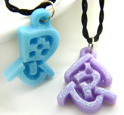 男女款项坠生日礼物 文字项链 十字架锁骨项链	