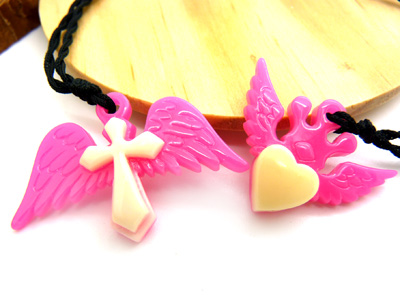 男女款项坠生日礼物 文字项链 十字架锁骨项链	