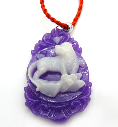 手工红绳项链颈链饰品 男女款 生肖属相情侣项链（夜光大号）