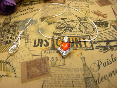 时尚锁骨水晶甜美吊坠首饰品配饰装饰女生	