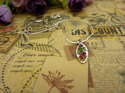 时尚锁骨水晶甜美吊坠首饰品配饰装饰女生	