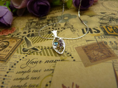 时尚锁骨水晶甜美吊坠首饰品配饰装饰女生