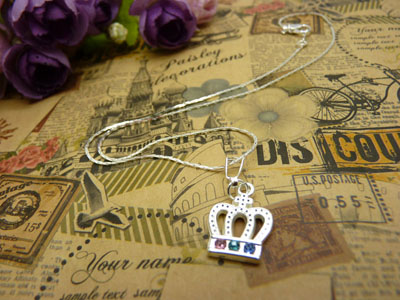 时尚锁骨水晶甜美吊坠首饰品配饰装饰女生