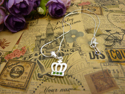 时尚锁骨水晶甜美吊坠首饰品配饰装饰女生