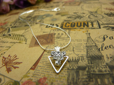 时尚锁骨水晶甜美吊坠首饰品配饰装饰女生