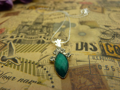 时尚锁骨水晶甜美吊坠首饰品配饰装饰女生	