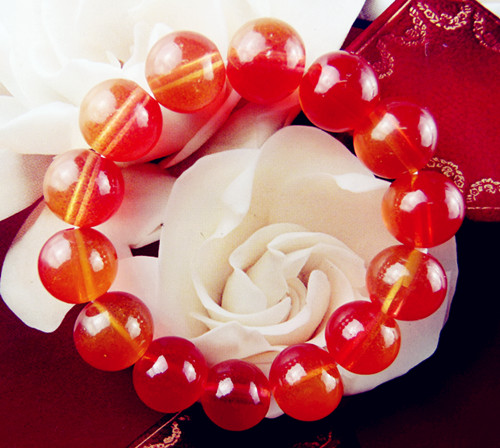 富贵玛瑙珠精美手链14#	