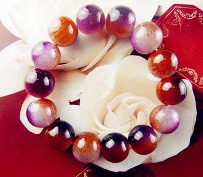 富贵玛瑙珠精美手链14#	