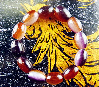 吉祥甜美枣形玉珠精美手链14# 