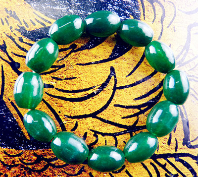 吉祥甜美枣形玉珠精美手链14# 