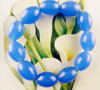 枣型玉石手链（大）	