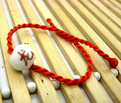 红绳手链 本命年转运珠 转运辟邪 流行时尚男女情款