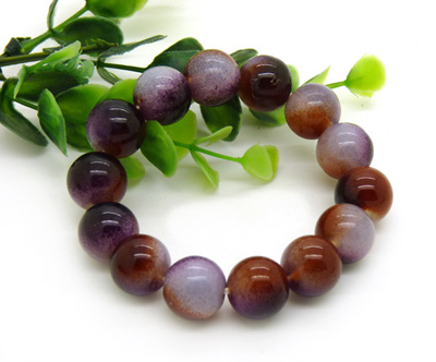 玛瑙情侣手串 开运水晶佛珠 -玛瑙珠手链10号	