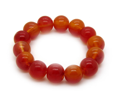 玛瑙情侣手串 开运水晶佛珠 -玛瑙珠手链14号