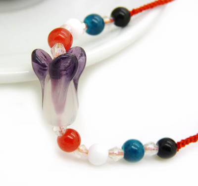 女友男友天然玛瑙藏银水晶手链 本命年情侣创意 -手链脚链	