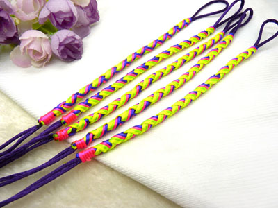 五色线 金刚结款直纹扭纹款 地摊手链多款-5号	