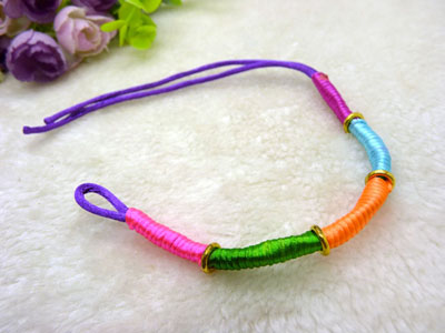 五色线 金刚结款直纹扭纹款 地摊手链多款-4号