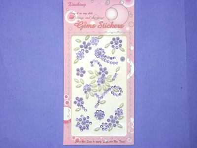 混合宝石水钻贴 手机贴纸钻 整版造型 手机美容 手机贴-13号	