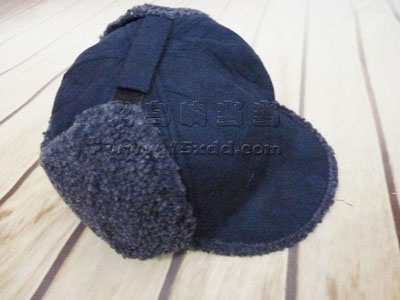 男式冬季天护耳皮绒帽子加绒加厚防寒保暖鸭舌 -雷锋帽子