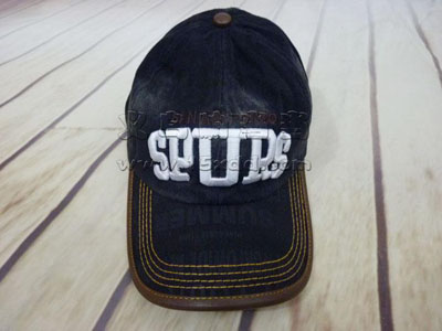 韩版正品刺绣鸭舌帽 棒球帽男帽 -潮流牛仔帽