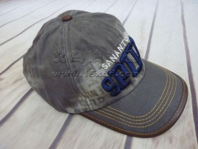 韩版正品刺绣鸭舌帽 棒球帽男帽 -潮流牛仔帽