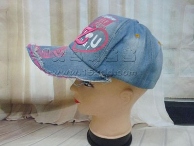 韩版潮牛仔棒球帽鸭舌帽 -防晒休闲帽子