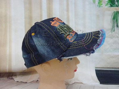 韩版潮牛仔棒球帽鸭舌帽-防晒休闲帽子