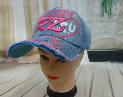 韩版潮牛仔棒球帽鸭舌帽防晒休闲帽子	