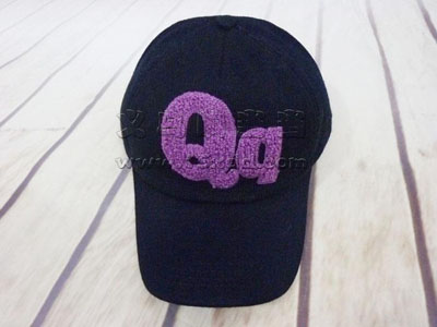 秋冬新款韩版潮帽子儿童冬季鸭舌帽 -绒毛字母鸭舌帽