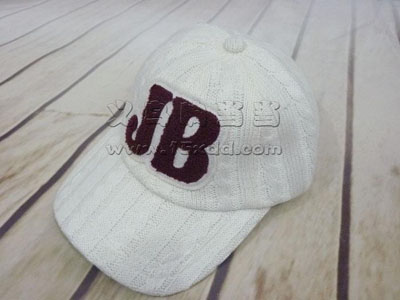 韩版潮人毛线棒球帽 户外保暖鸭舌帽 -高档毛呢休闲帽	